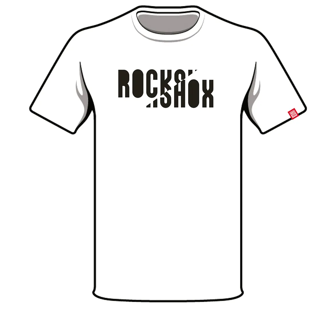 Polera RockShox R2208 Blanco 1