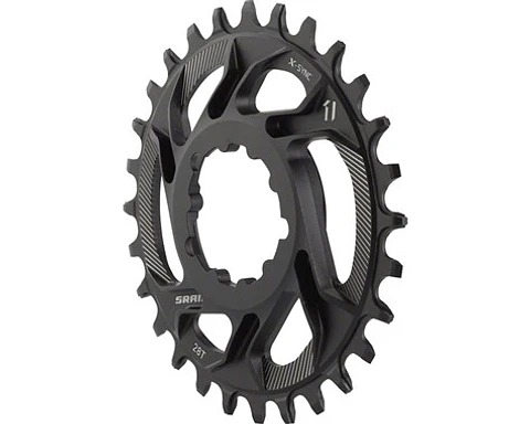 Corona SRAM X-Sync A1 11V DM3 6mm Offset Aluminio Negro 28T