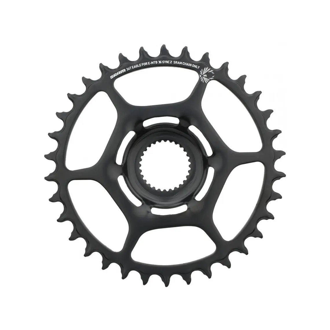 Corona SRAM Eagle X-Sync 2 B1 DM Bosch Gen4 3mm Acero Negro 34T 1