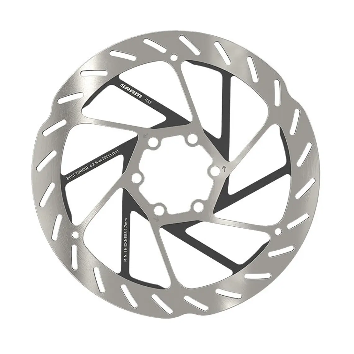 Disco SRAM HS2 A1 6 Pernos 160mm 1