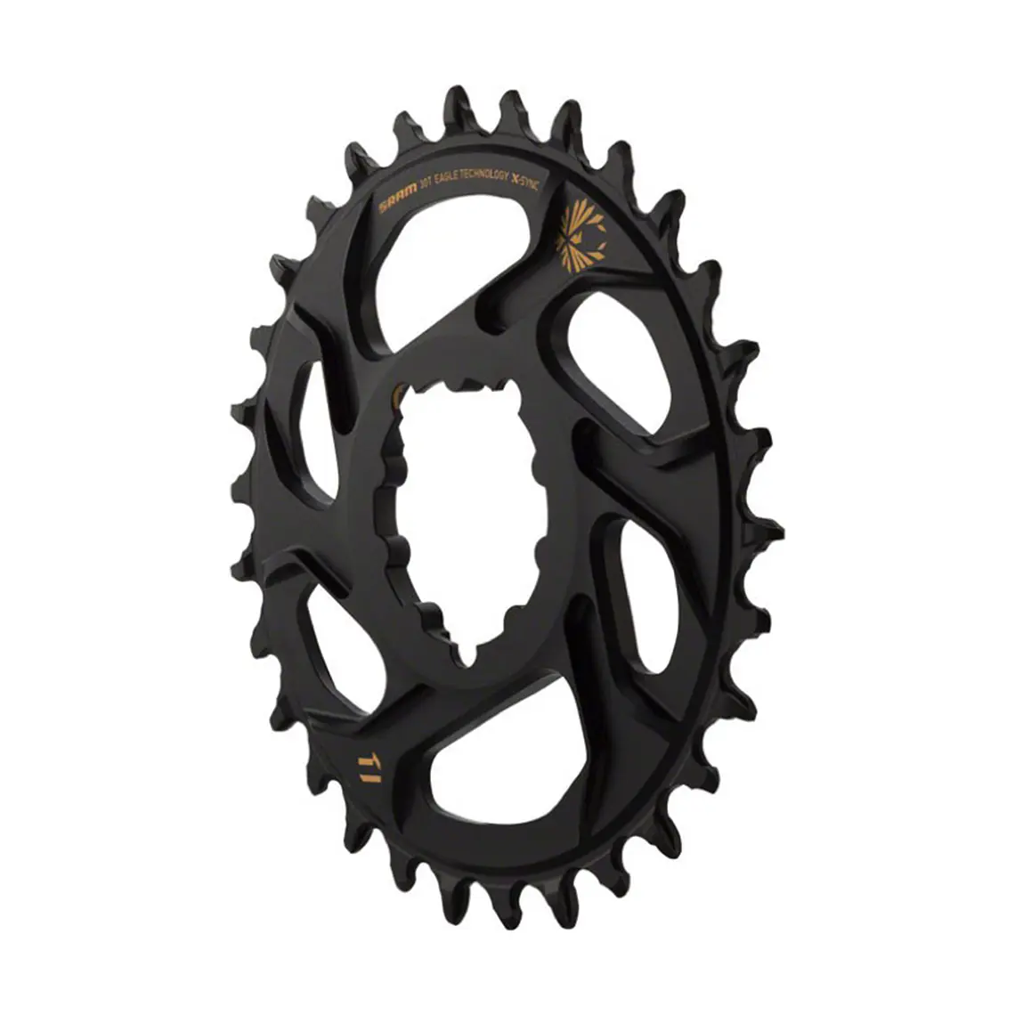 Corona SRAM Eagle X-Sync 2 B1 DM3 3mm Offset Aluminio Logo Dorado 38T 1