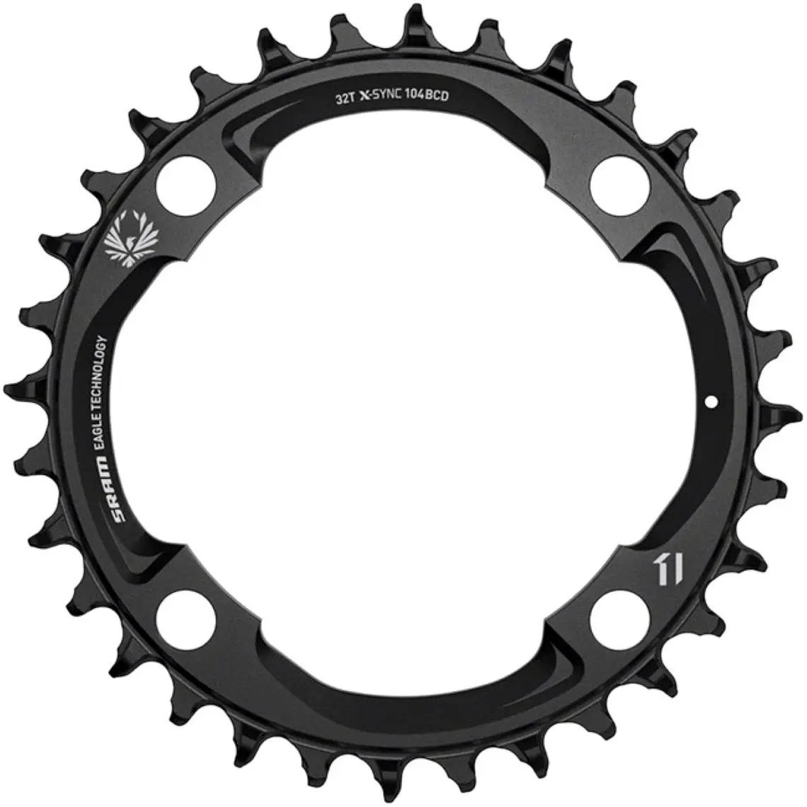 Corona SRAM Eagle E BIKE B1 X-Sync 2 104BCD Aluminio Negro 32T 1