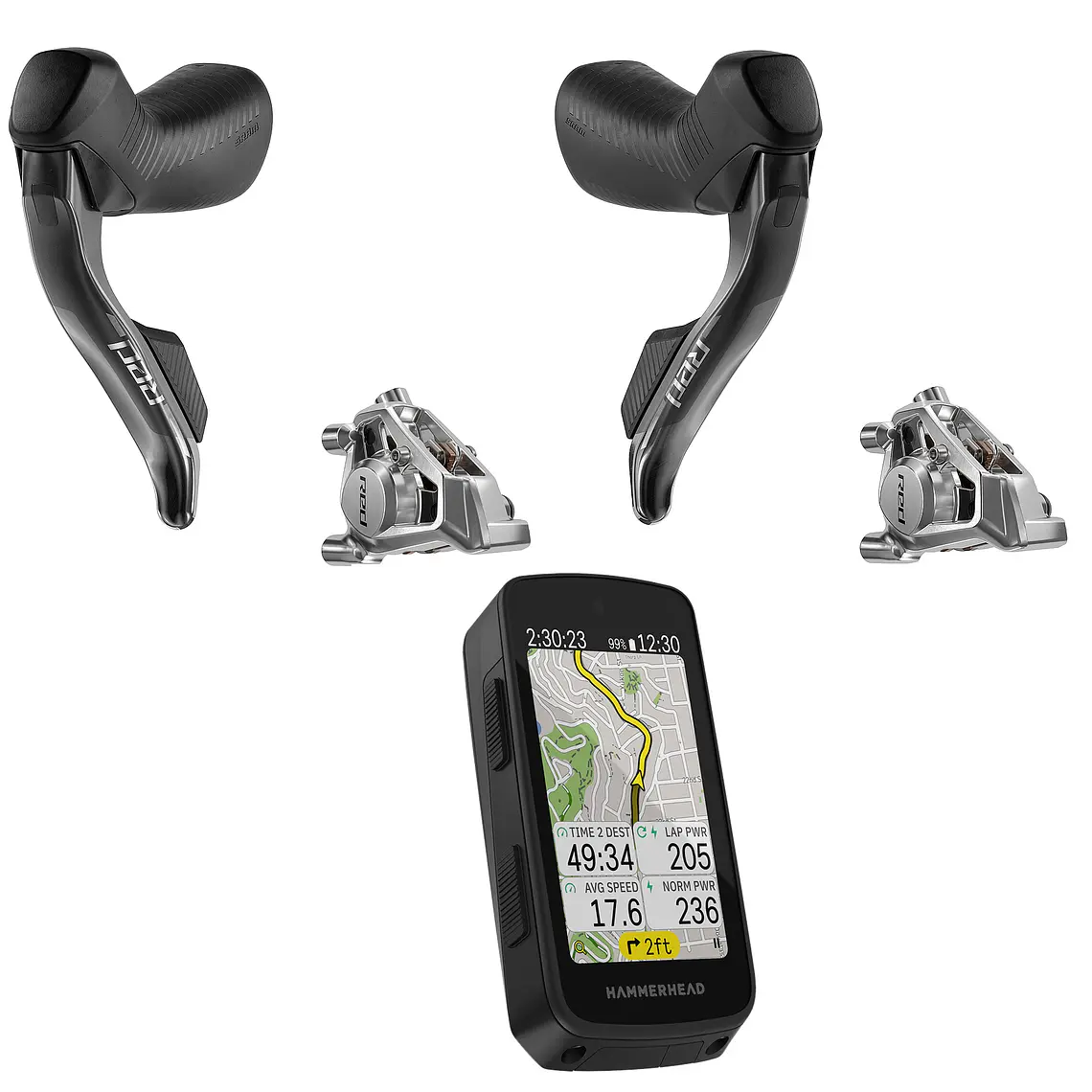 Kit SRAM Frenos RED E1 AXS Hammerhead Karoo 1