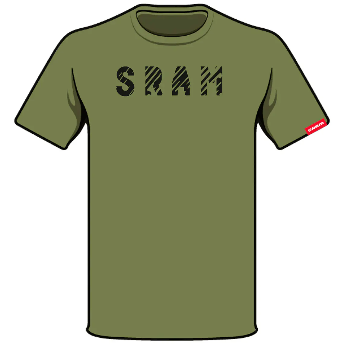 Polera SRAM Slash Verde 1