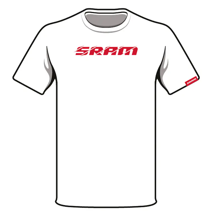 Polera SRAM Speed Slash Blanco 1