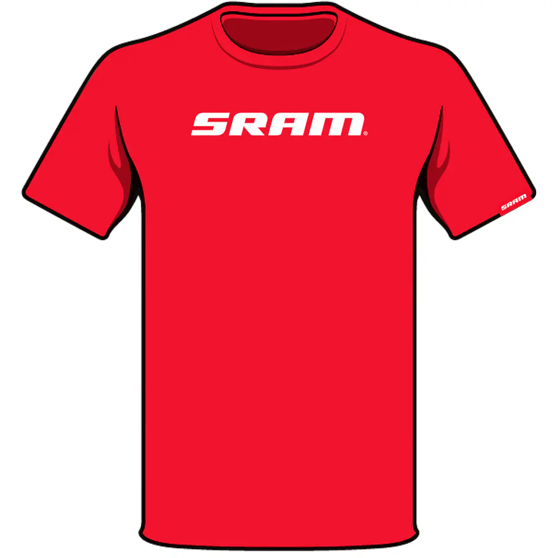 Polera SRAM Classic Rojo 1