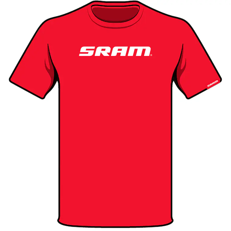 Polera SRAM Classic Rojo 1