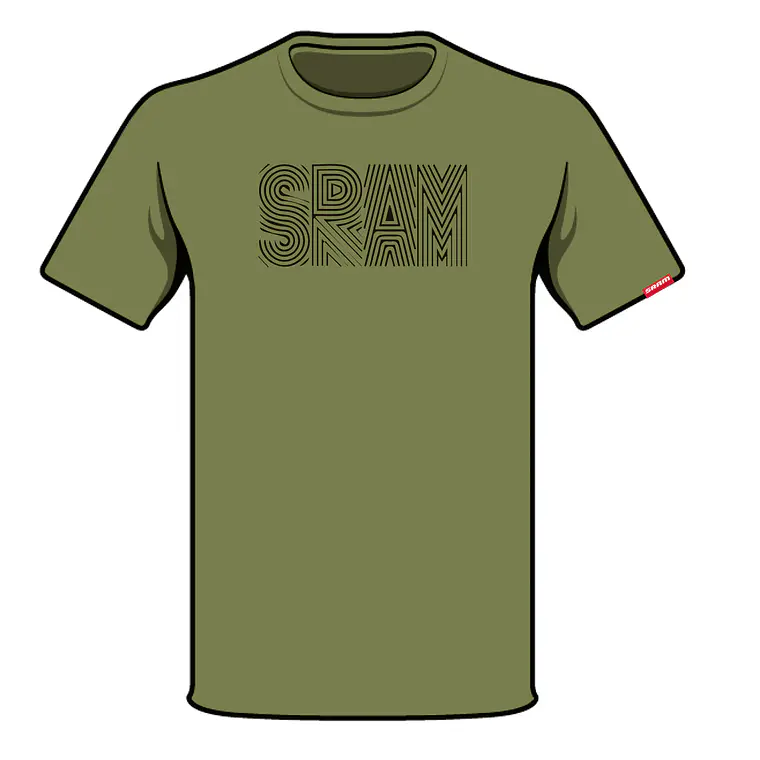 Polera SRAM S2205 Oliva 1