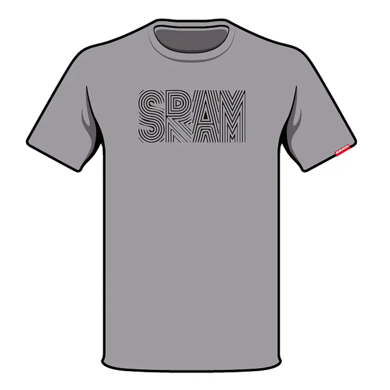 Polera SRAM S2205 Gris 1