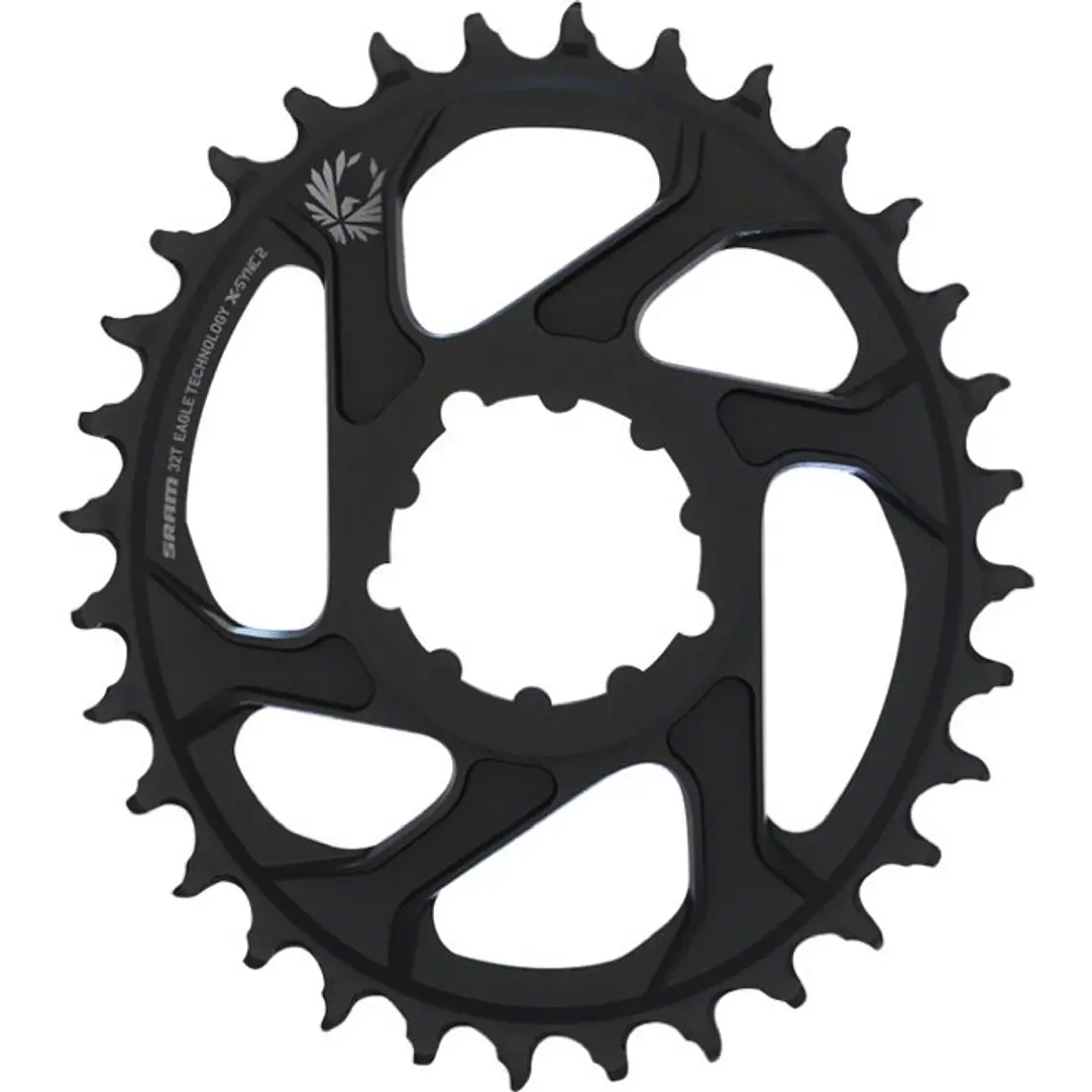 Corona SRAM Eagle X-Sync 2 B1 Oval DM3 3mm Offset Aluminio Negro 1