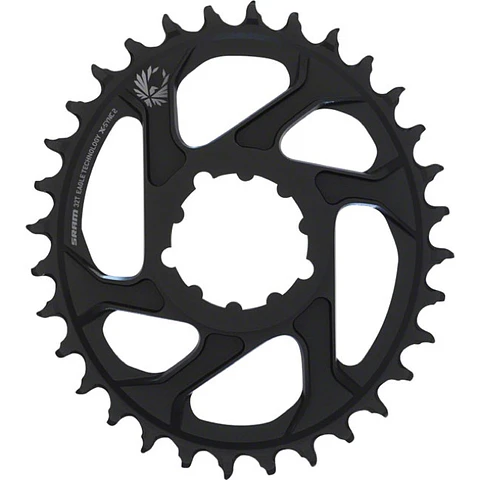 Corona SRAM Eagle X-Sync 2 B1 Oval DM3 3mm Offset Aluminio Negro