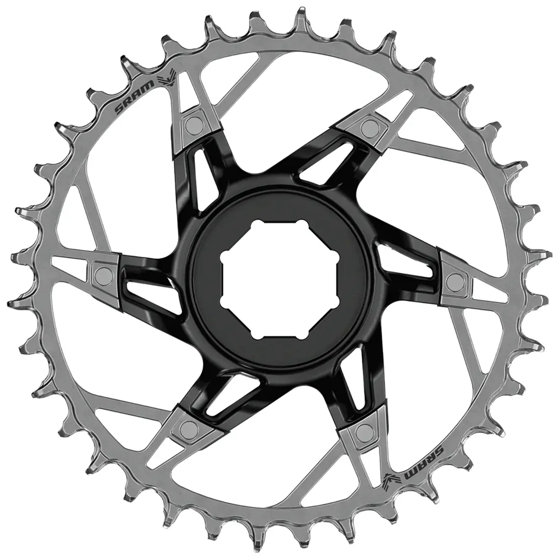 Corona SRAM XX D1 T-Type DM Brose Aluminio Negro 1
