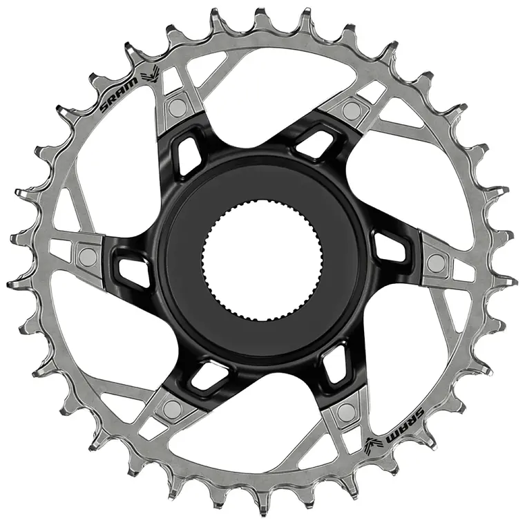 Corona SRAM XX D1 T-Type DM Shimano Steps Aluminio Negro 1
