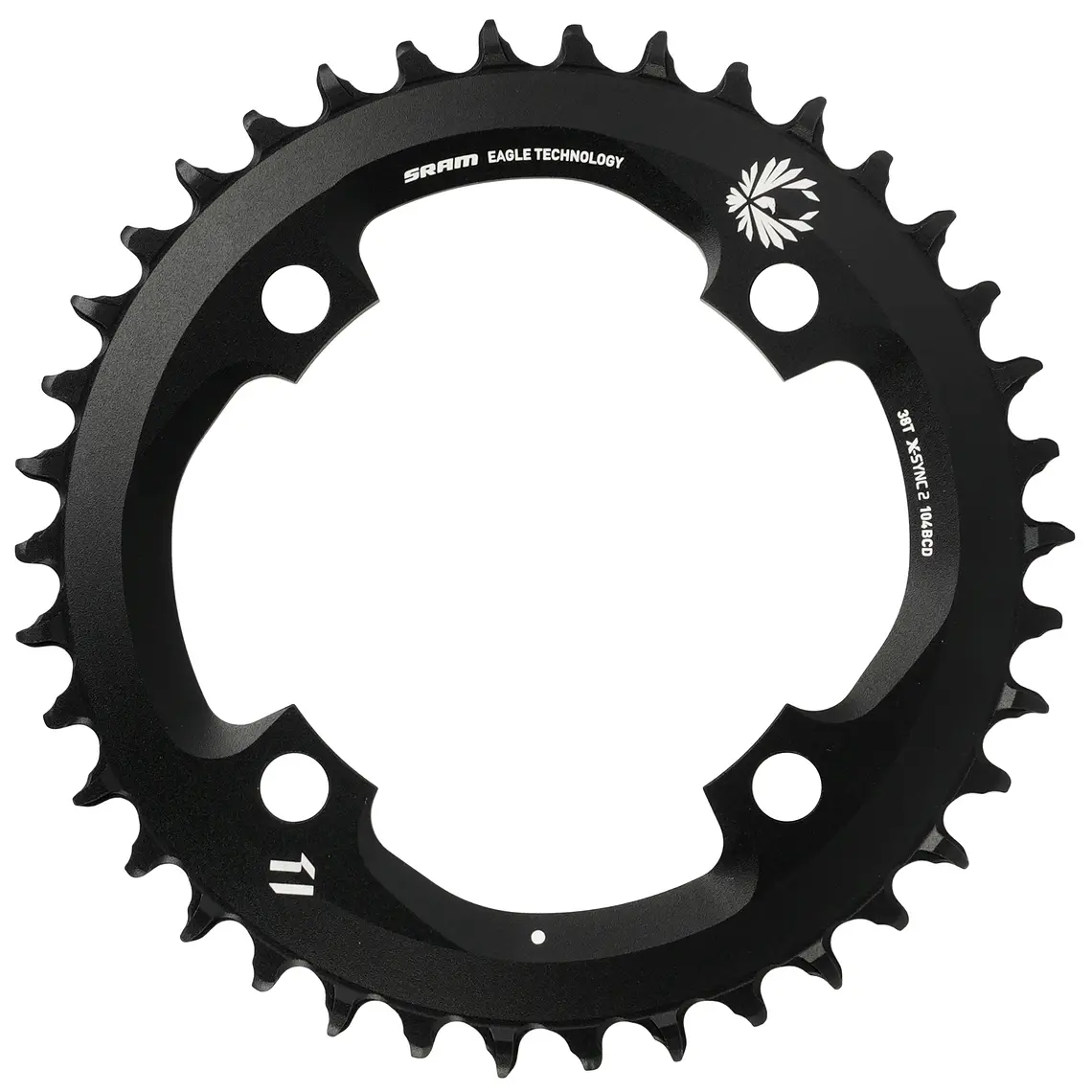 Corona SRAM Eagle X-Sync 2 B1 104BCD Aluminio CNC Negro 1
