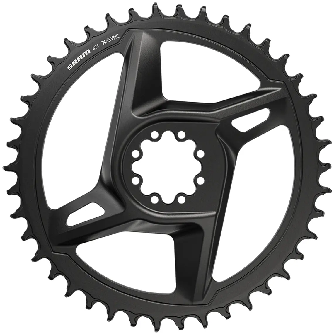 Corona SRAM Rival X-Sync D1 DM8 6.5mm Offset Aluminio Negro 1