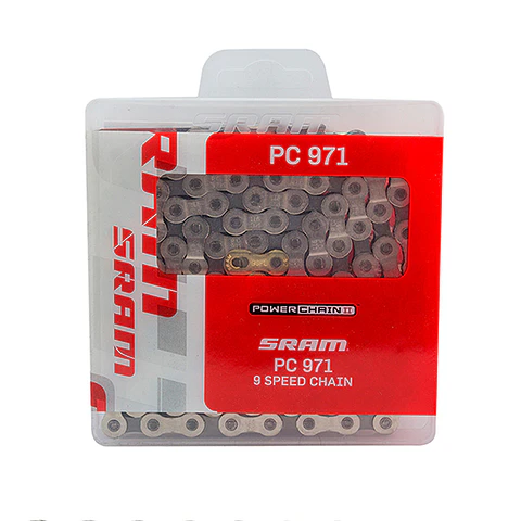 Cadena SRAM PC971 9V 114 Links Gris