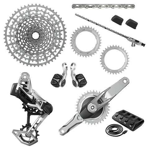 Transmisión SRAM Eagle GS 1987 AXS DUB WIDE 55mm Q174 170mm DM 32-34T T-Type 126L 10-52T