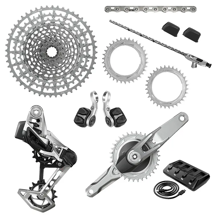 Transmisión SRAM Eagle GS 1987 AXS DUB WIDE 55mm Q174 170mm DM 32-34T T-Type 126L 10-52T 1