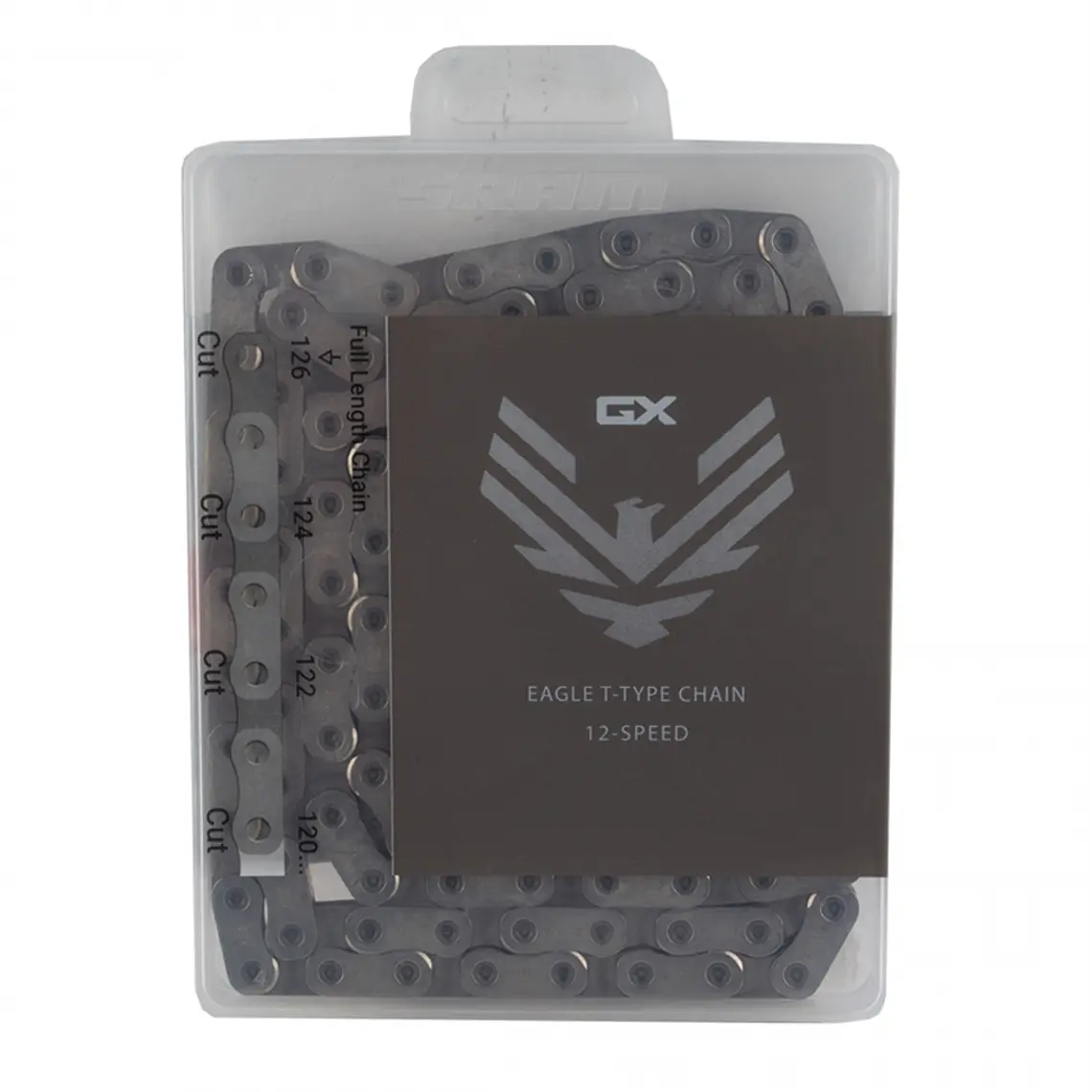 Cadena SRAM Eagle GX T-Type Flattop 126 Links Plateado 1