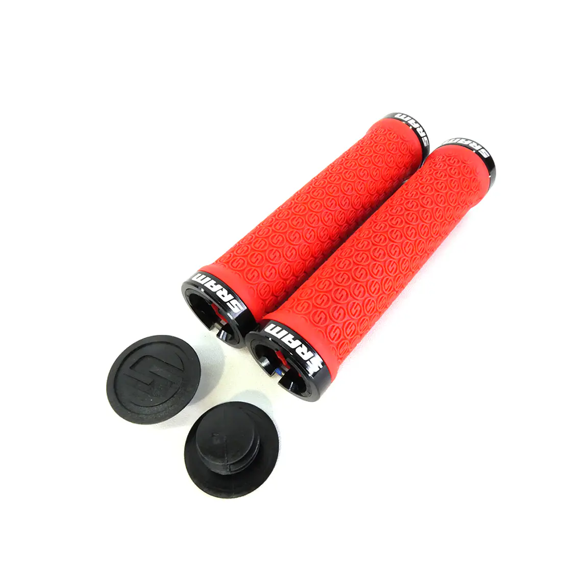 Puños SRAM DH Doble Lock On 139mm Rojo 1