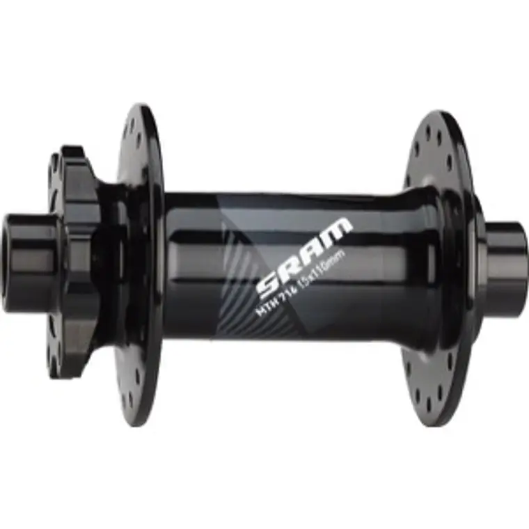 Maza SRAM 716 A1 15x110mm 32H Disco 6P Aluminio Negro 1