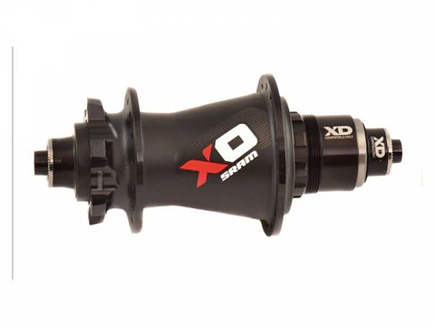 Maza SRAM X0 9/12x135/142 28H QR XD Disco 6P Aluminio Negro