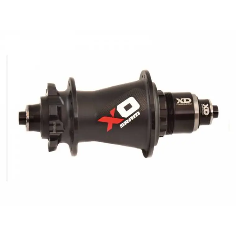 Maza SRAM X0 9/12x135/142 28H QR XD Disco 6P Aluminio Negro 1