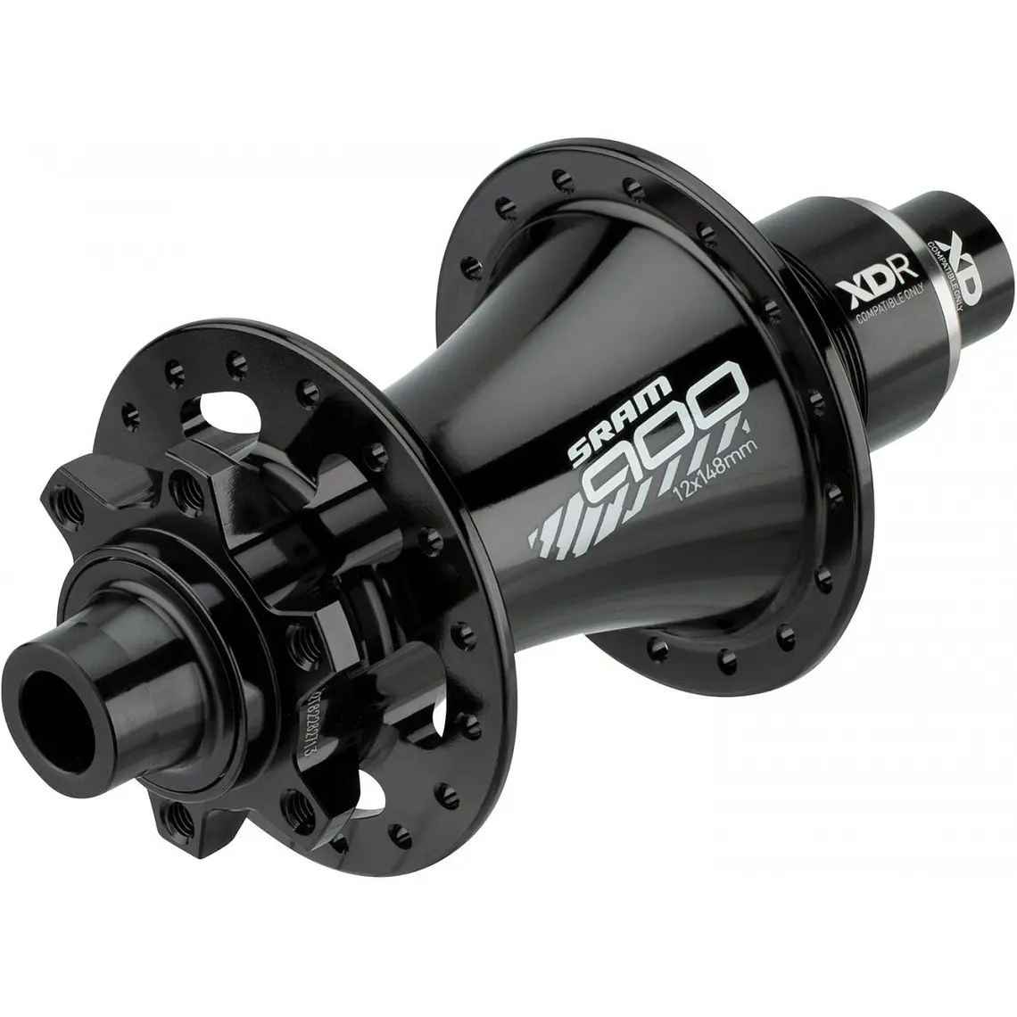 Maza SRAM 900 A1 12x148mm 32H XDR Disco 6P Aluminio Negro 1