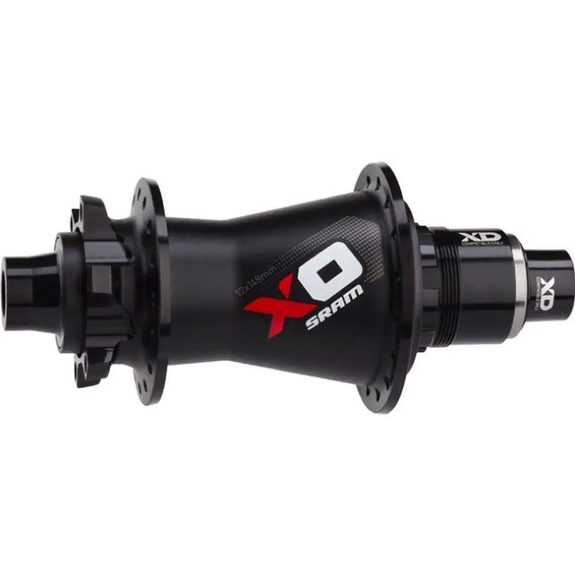 Maza SRAM X0 12x148mm 32H XD Disco 6P Aluminio Negro 1