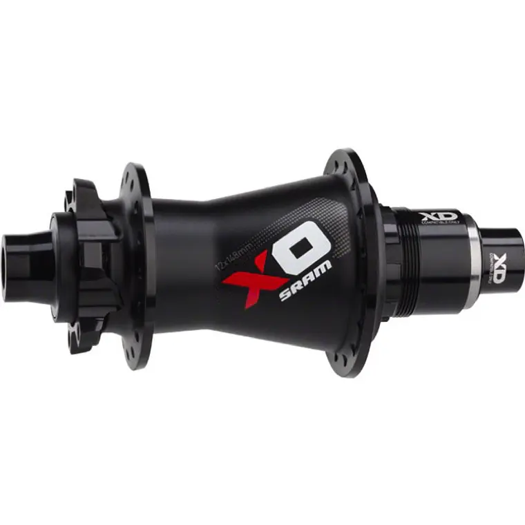 Maza SRAM X0 12x148mm 32H XD Disco 6P Aluminio Negro 1