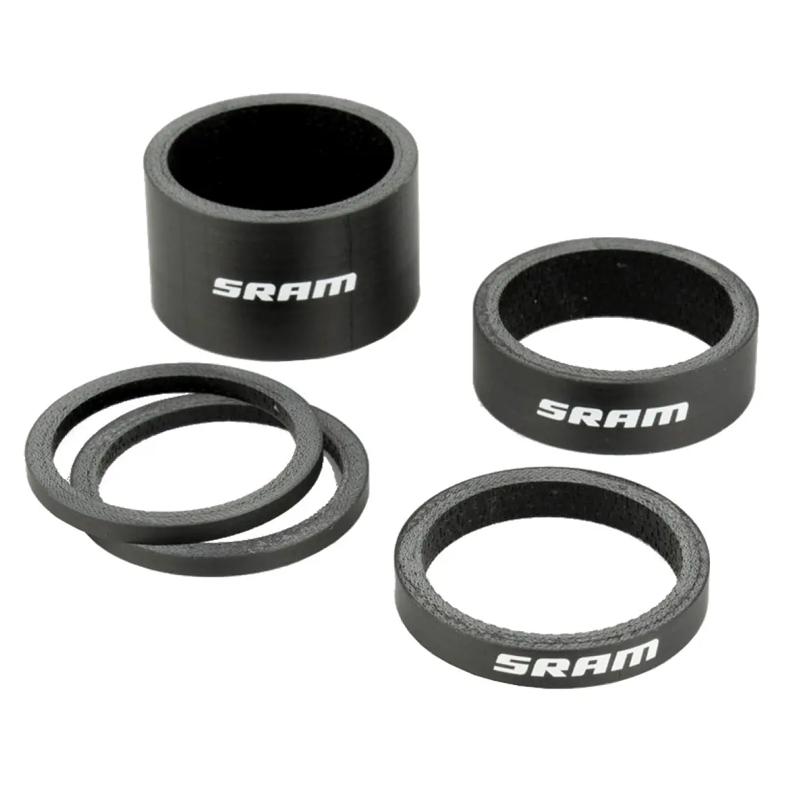 Espaciadores SRAM Dirección Carbono UD 2.5/5/10/20mm 5U 1