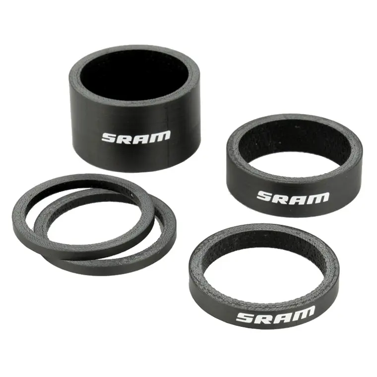 Espaciadores SRAM Dirección Carbono UD 2.5/5/10/20mm 5U 1