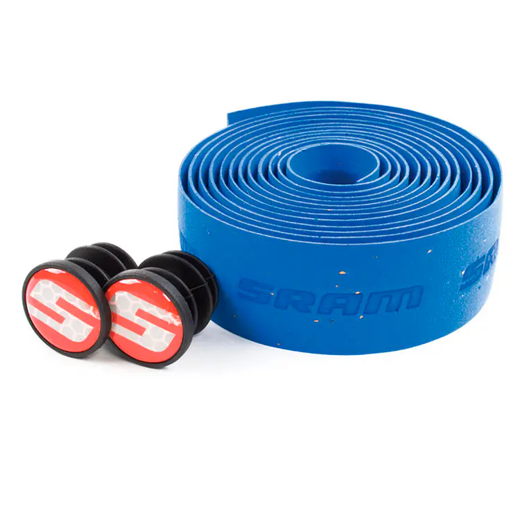 Cinta SRAM Manubrio Supercork Vinilo Azul 1