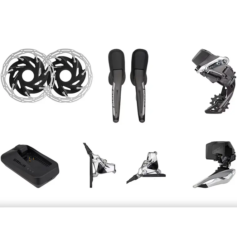 Grupo SRAM RED HRD D1 AXS eTap 2X Disco CL 160mm 33T 12V 1