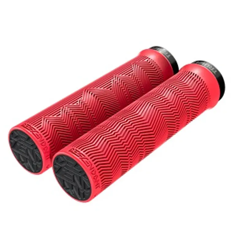 Puños SRAM Descendant Simple Lock On 133mm Rojo 1
