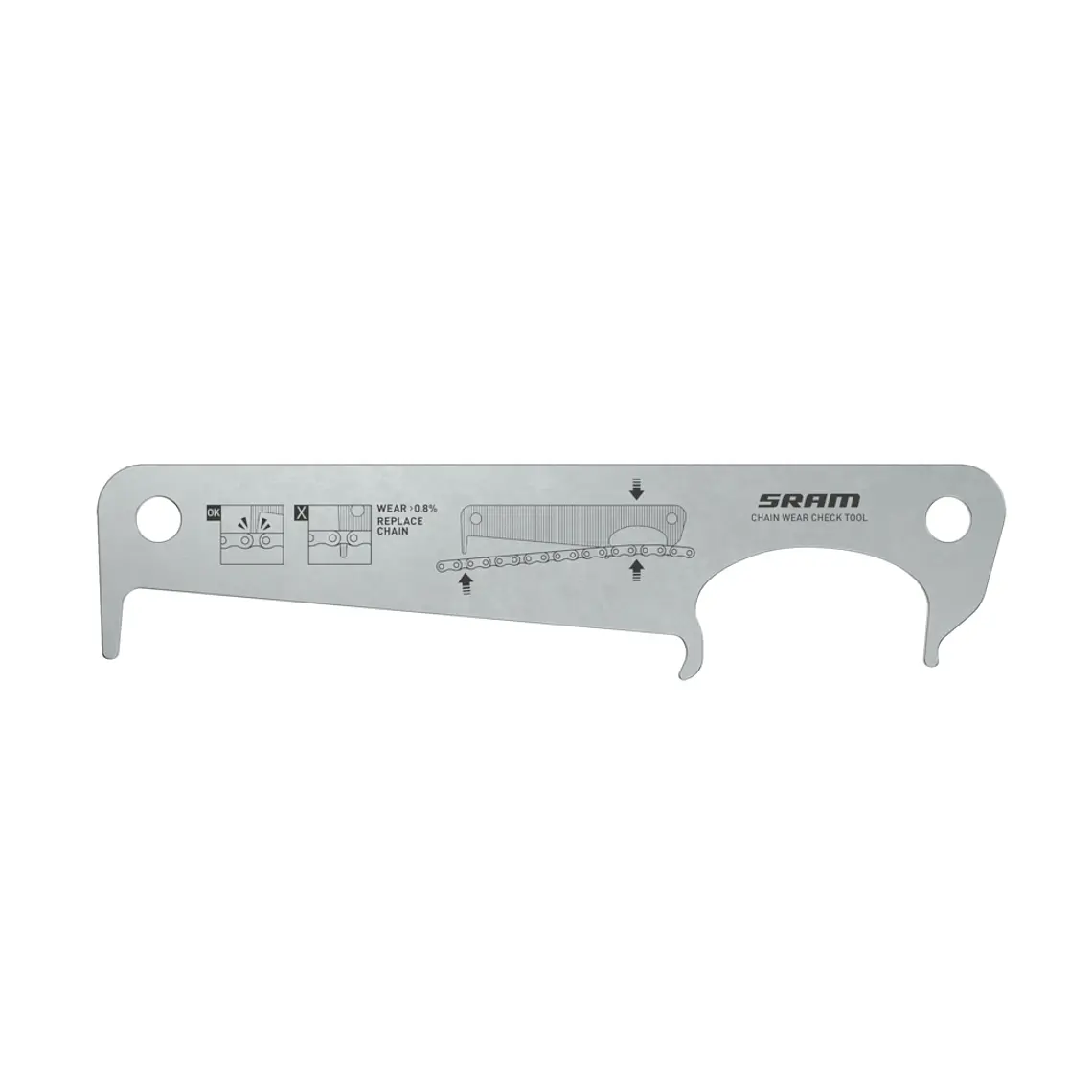 Herramienta SRAM Medidor Desgaste Cadena 0.8% 1