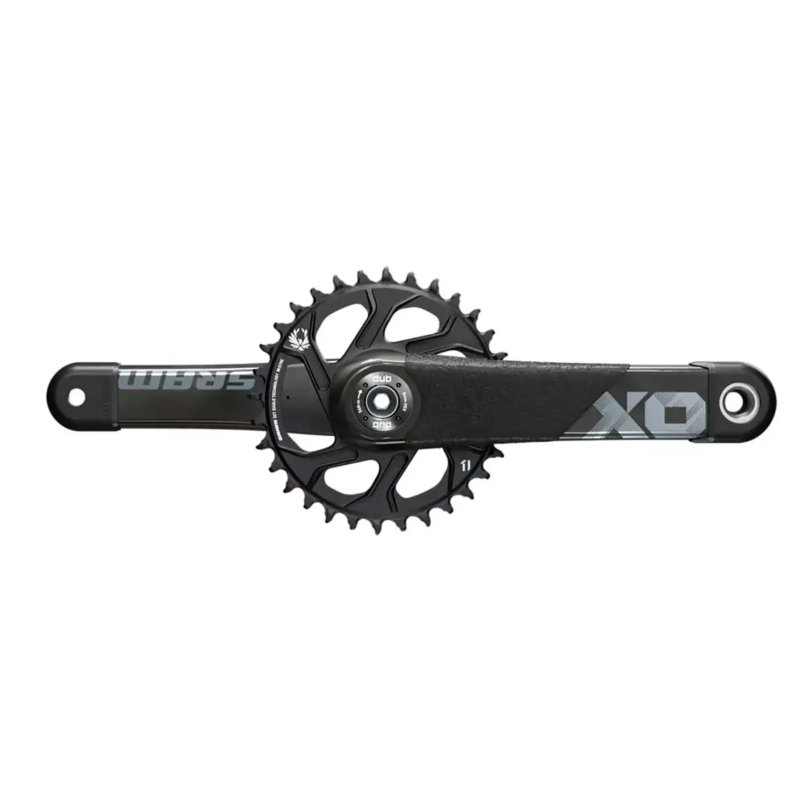 Volante SRAM X01 DH DUB83 56.5mm DM3 34T 165mm Negro 1