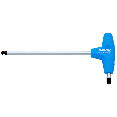 Llave Unior Allen Con Mango Doble Cabezal 10mm