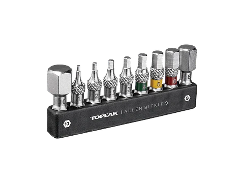 Kit Topeak Brocas Allen 9 Piezas