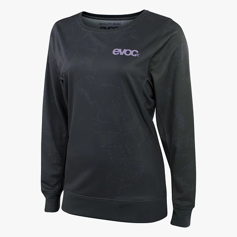 Jersey EVOC Manga Larga Mujer Negro S