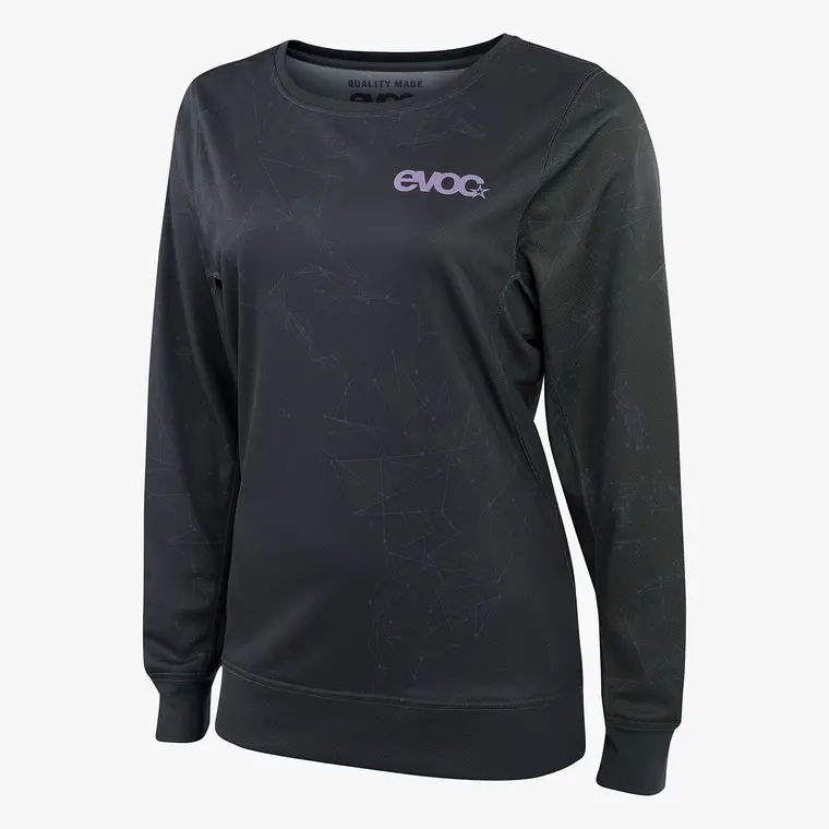 Jersey EVOC Manga Larga Mujer Negro M 1