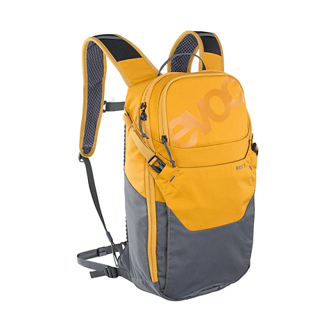 Mochila EVOC Ride 8 + Bolsa 2L Loam Carbon Gris