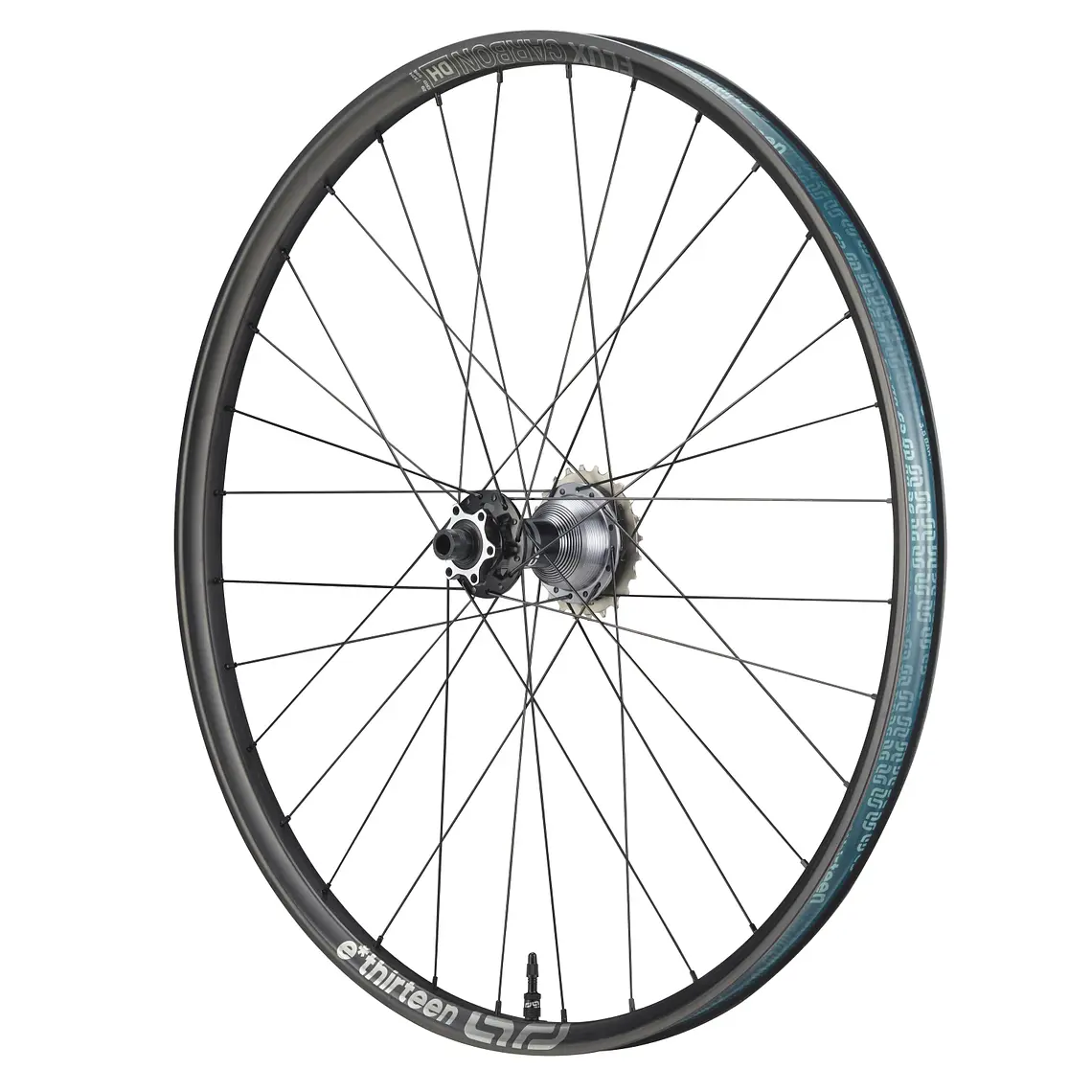 Rueda E13 Grappler Sidekick Flux DH 29 30mm 32H 12x157mm Disco 6P DM 9-24T 7V Carbono 1