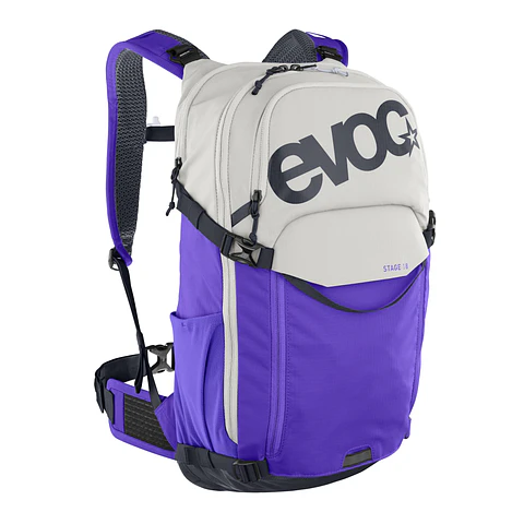Mochila EVOC Stage 18L Sand Violeta