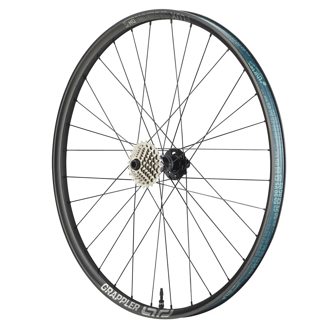 Rueda E13 Grappler Sidekick Flux DH GR 27.5 30mm 32H 12x157mm Disco 6P DM 9-24T 7V Aluminio 1