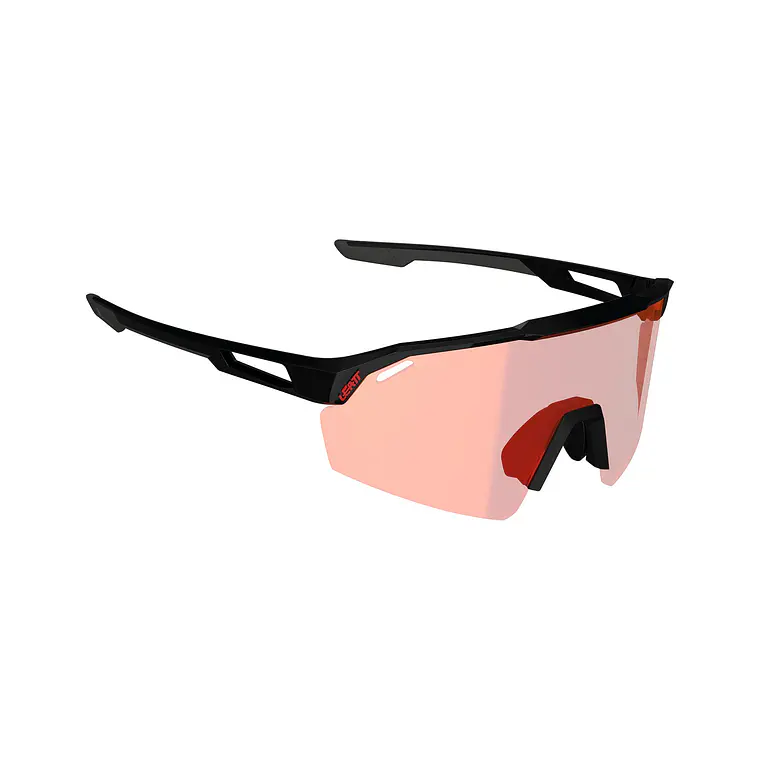 Lentes Leatt SpeedViz Lite Negro Satinado Iriz Rojo Cristal 13 VLT 1