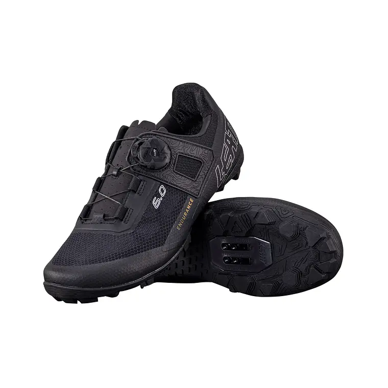 Zapatillas Leatt Endurance Fijaciones PRO 6.0 Negro 1