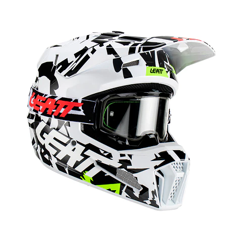 Kit Leatt Casco Moto 3.5 Antiparra 4.5 V23 Zebra