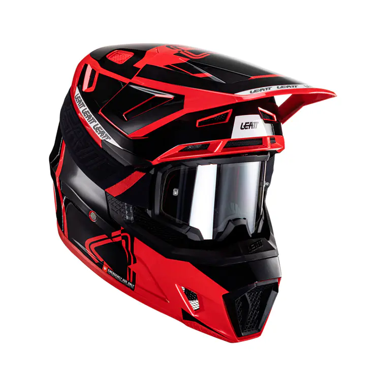 Kit Leatt Casco Moto 7.5 Antiparra 4.5 V24 Rojo 1