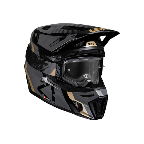 Kit Leatt Casco Moto 8.5 Antiparra 5.5 V25 Negro